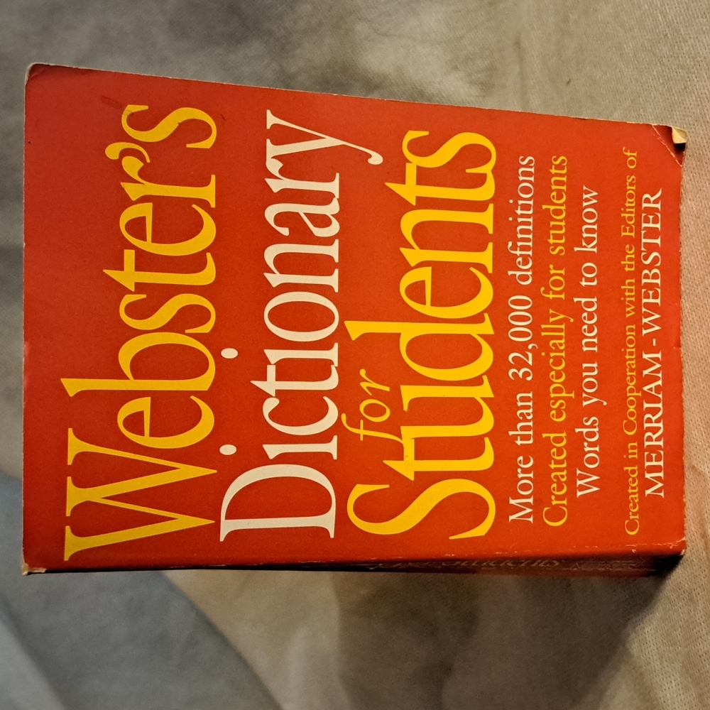 Webster's Dictonary for Students (Paperback)